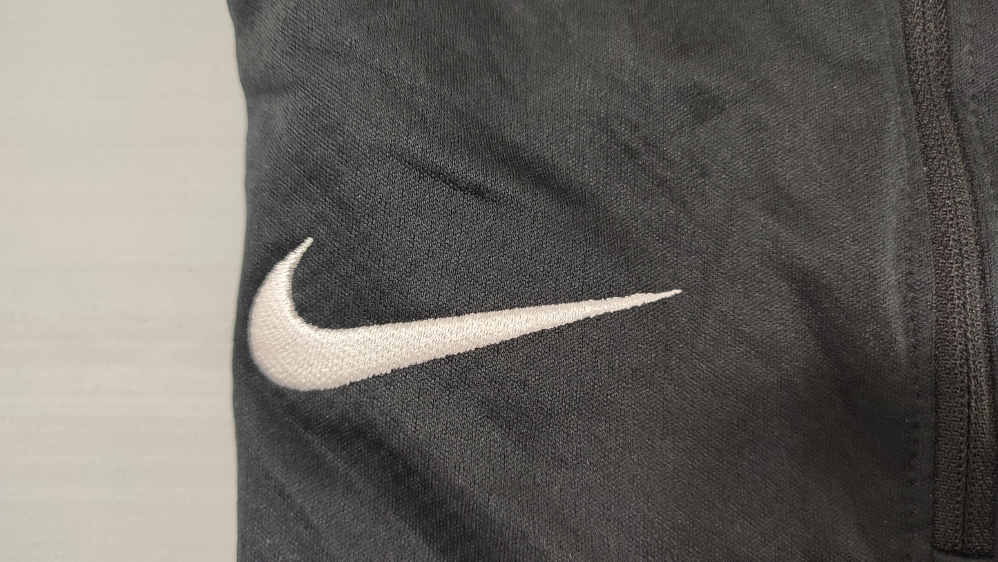 Vêtement Homme Sweat zippé 1/4 Haut de sport noir Softball Nike dri-fit retouché taille L #Retrostreet