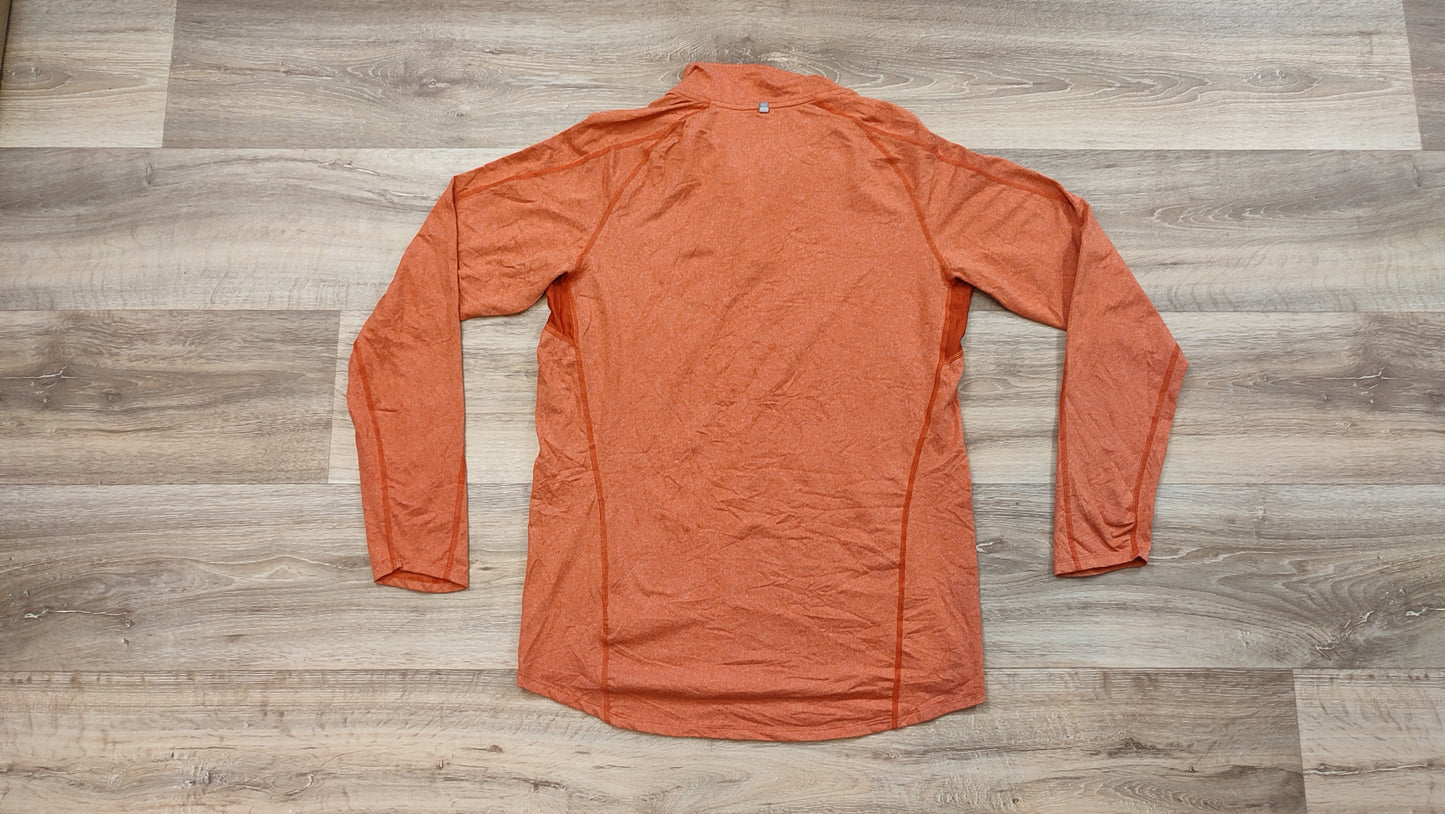 Vêtement Homme Sweat zippé 1/4 Haut de sport orange Nike Running dri-fit taille M #Retrostreet