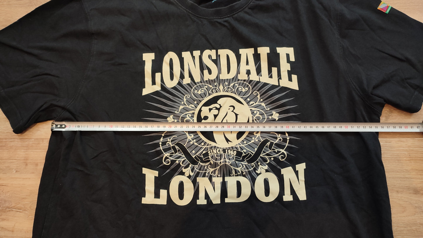 Vêtement Homme T-shirt T-shirts Lonsdale london noir taille XL XXL #Retrostreet