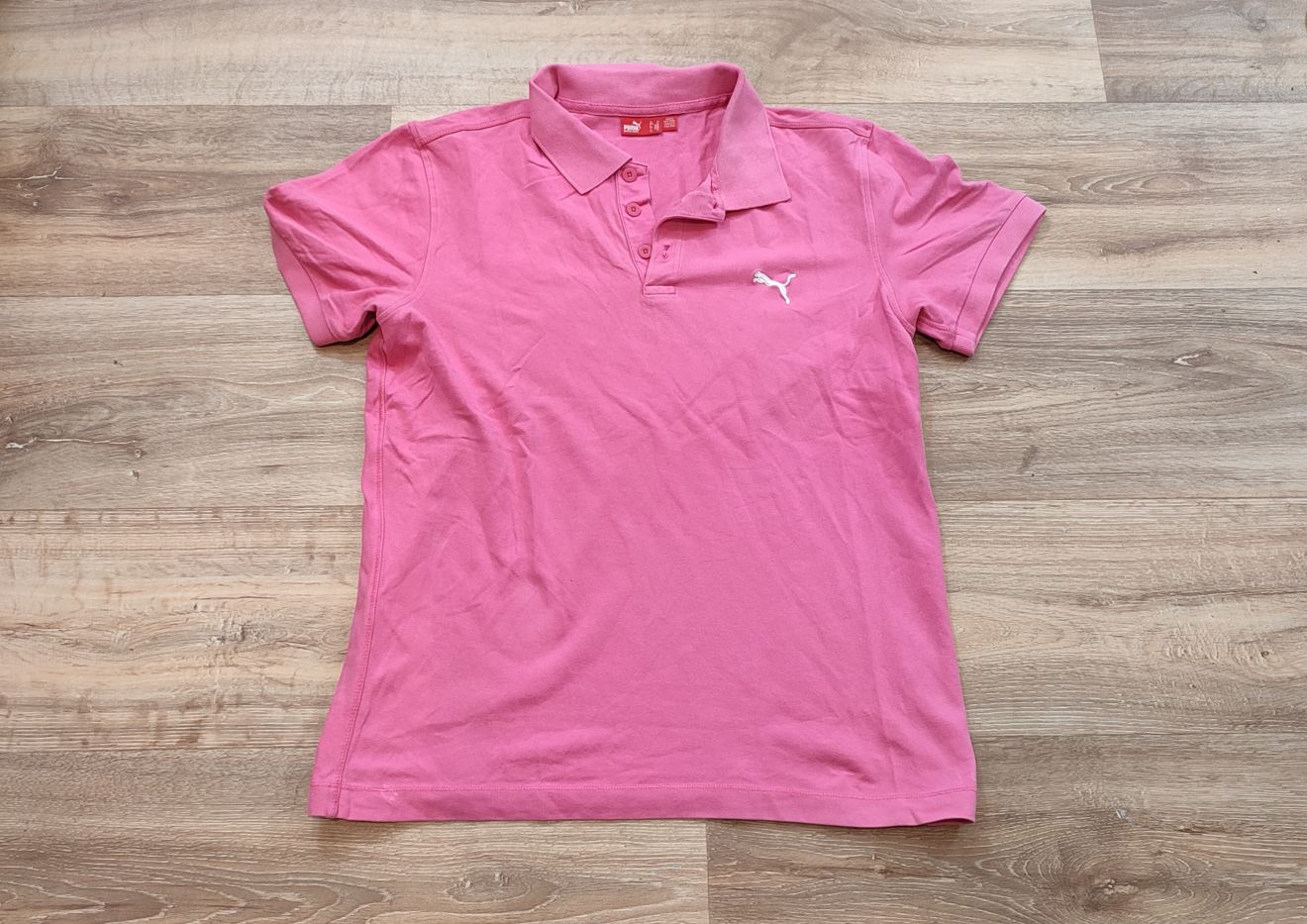 Vêtement Homme T-shirt T-shirts Polo rose Puma taille M #Retrostreet
