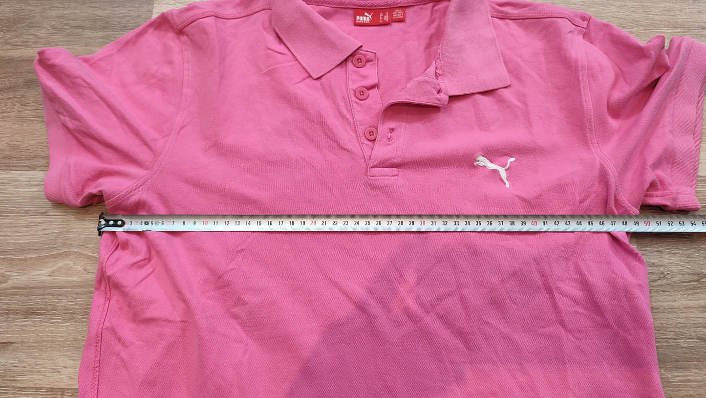 Vêtement Homme T-shirt T-shirts Polo rose Puma taille M #Retrostreet