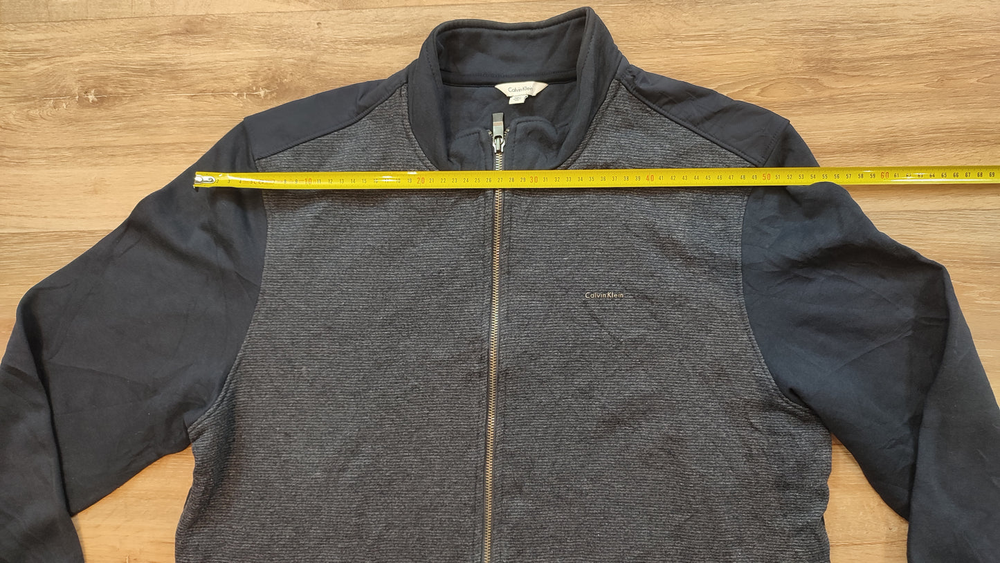 Vêtement Homme Veste gilet zippé bleu marine Calvin Klein taille L #Retrostreet