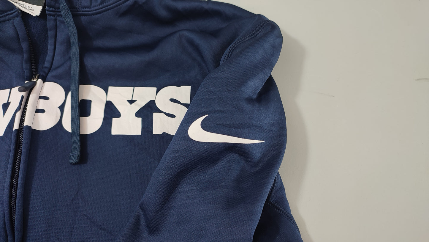 VĂŞtement Homme Veste sweat capuche Nike Team Apparel Therma-fit bleu taille L #Retrostreet