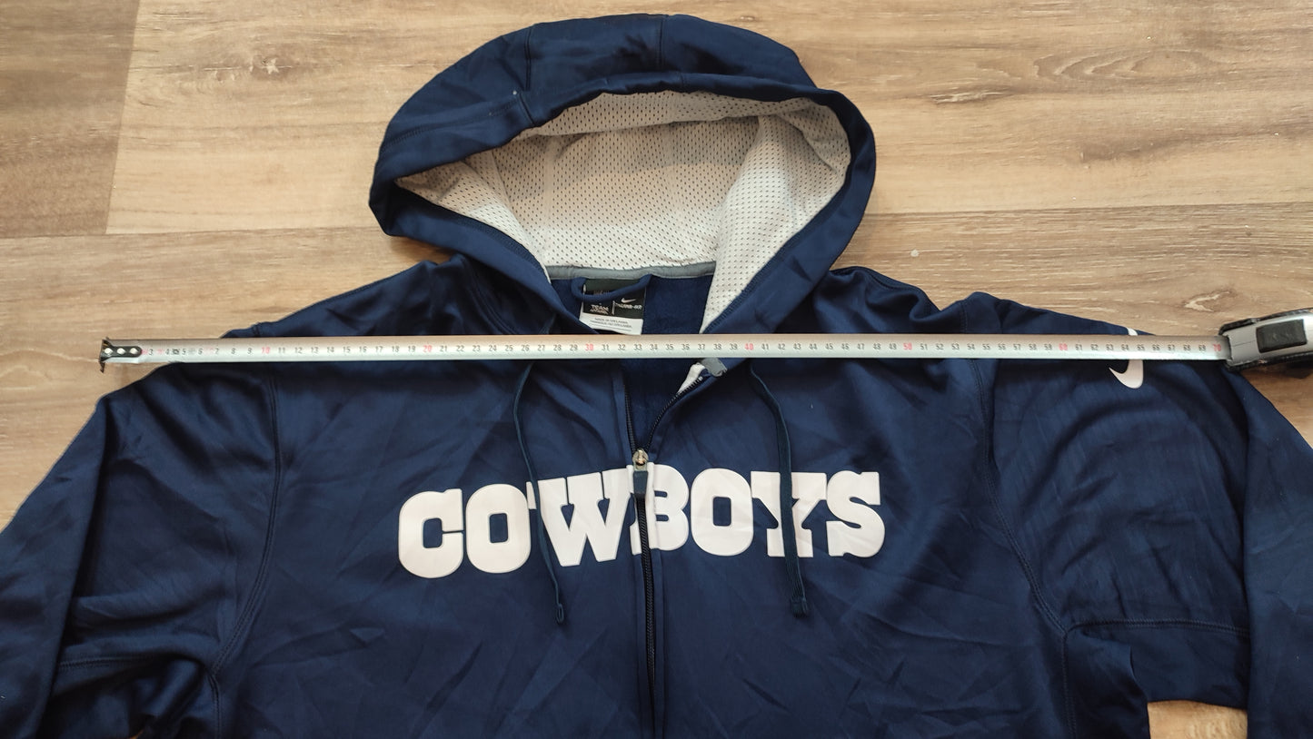 VĂŞtement Homme Veste sweat capuche Nike Team Apparel Therma-fit bleu taille L #Retrostreet