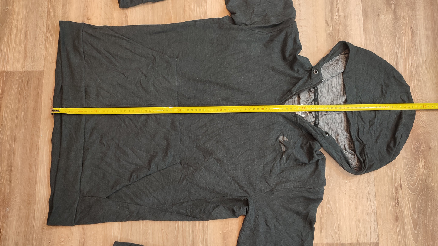Vêtement Homme Veste zippé à capuche gris noir Nike dri-fit taille M #Retrostreet
