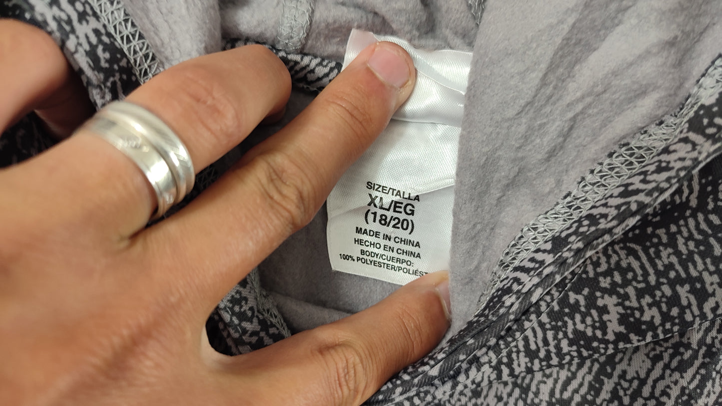 Vêtement Homme garçon Sweat sweatshirt à capuche gris Adidas taille XL garçon #Retrostreet