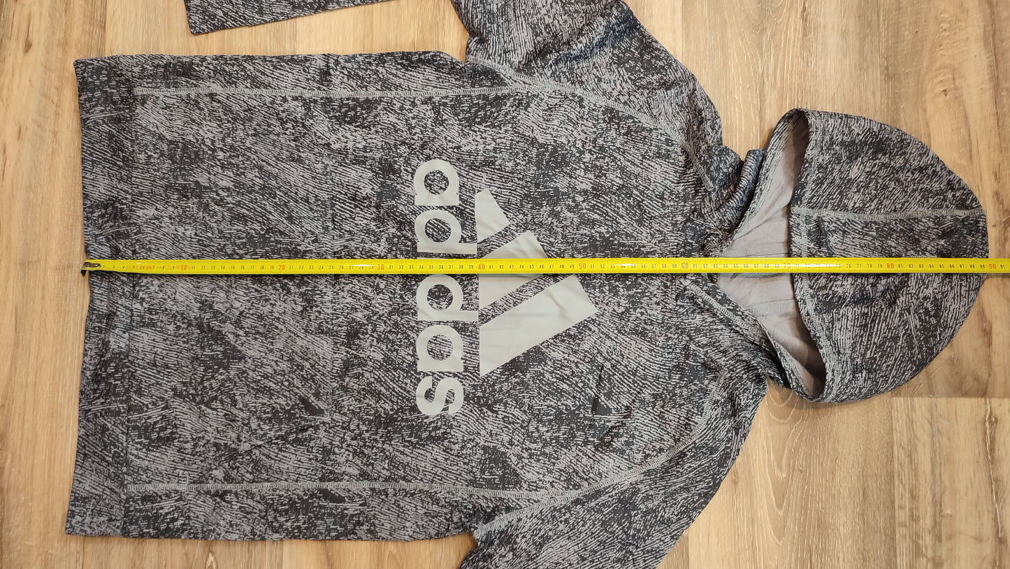 Vêtement Homme garçon Sweat sweatshirt à capuche gris Adidas taille XL garçon #Retrostreet