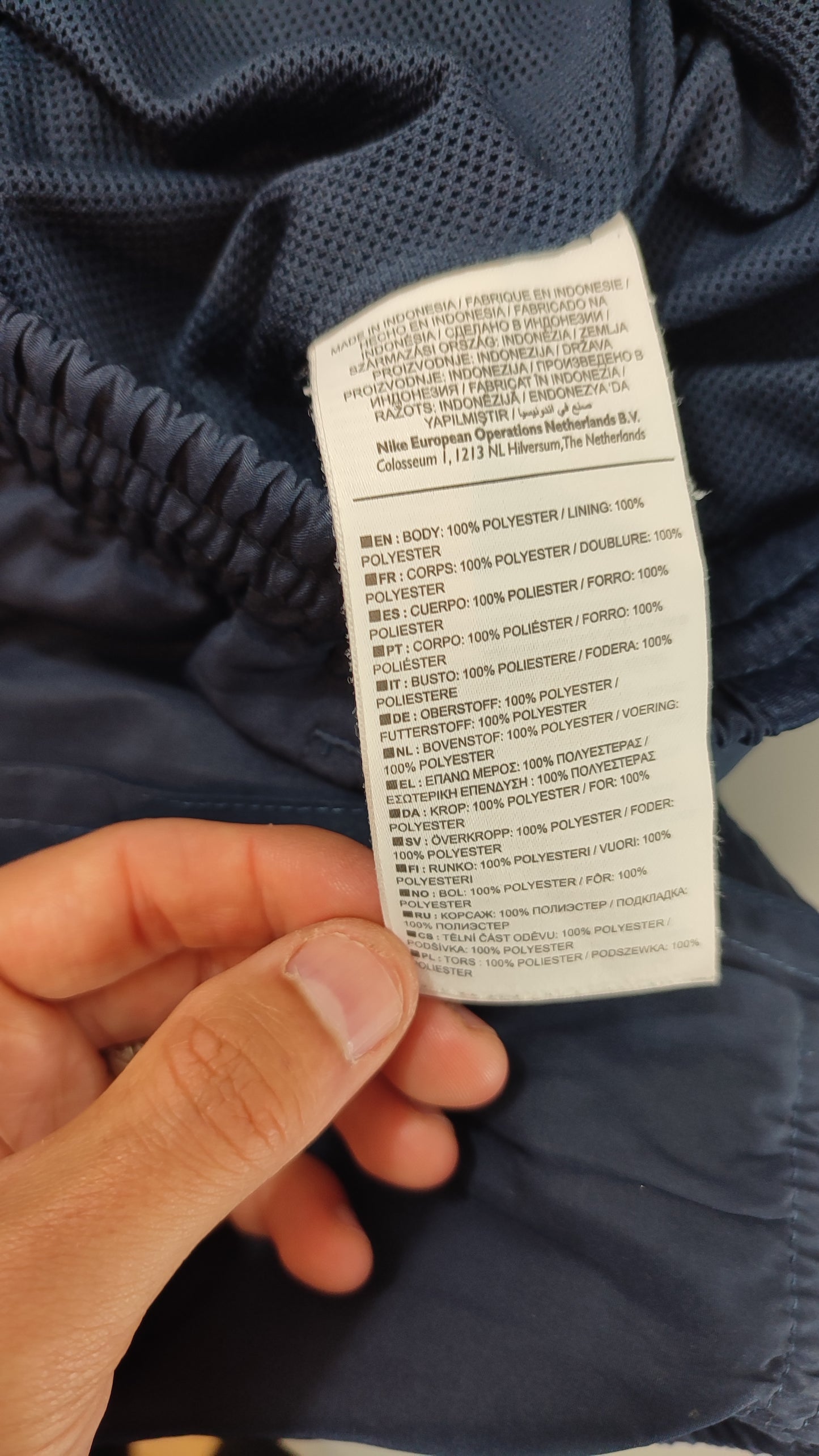 Vêtement Homme pantalon survêtement jogging Bleu marine Nike dri-fit dri fit Ph.Karpf taille L #Retrostreet
