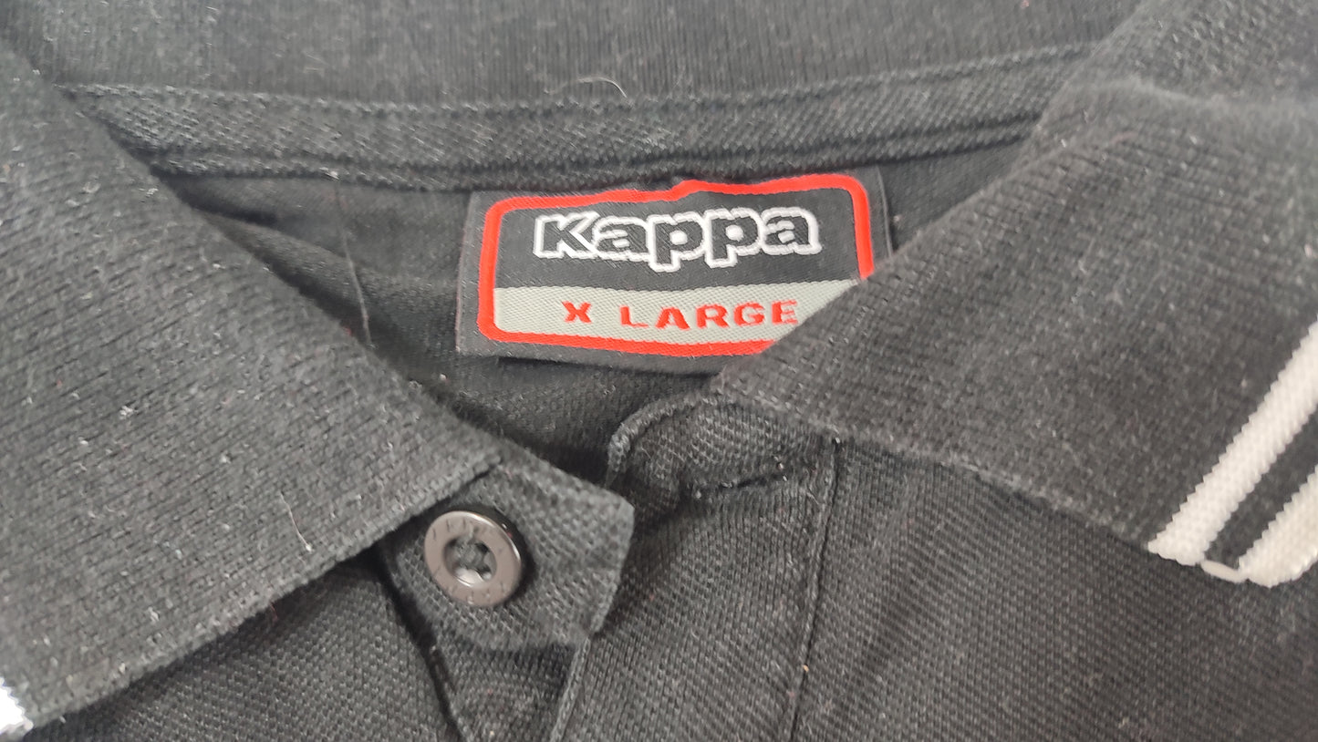 Vêtement Homme t-shirts t-shirt Polo noir Kappa taille XL #Retrostreet