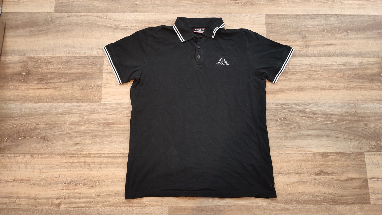 Vêtement Homme t-shirts t-shirt Polo noir Kappa taille XL #Retrostreet