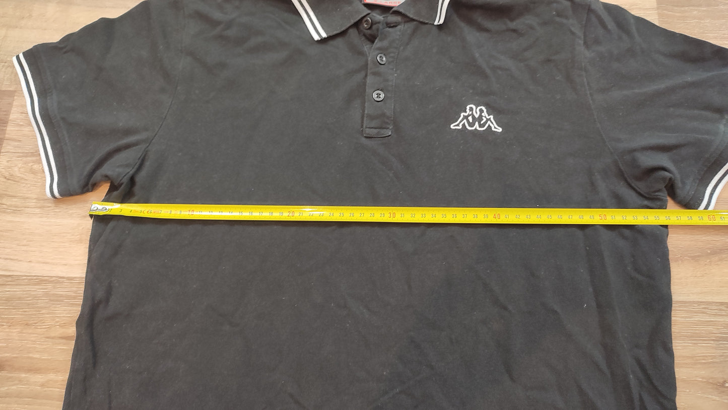Vêtement Homme t-shirts t-shirt Polo noir Kappa taille XL #Retrostreet
