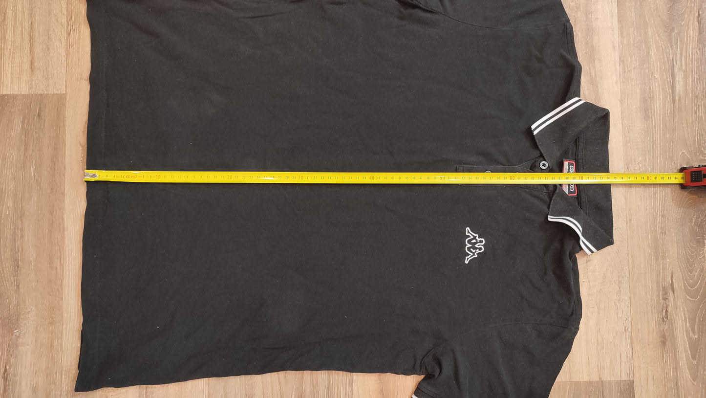 Vêtement Homme t-shirts t-shirt Polo noir Kappa taille XL #Retrostreet