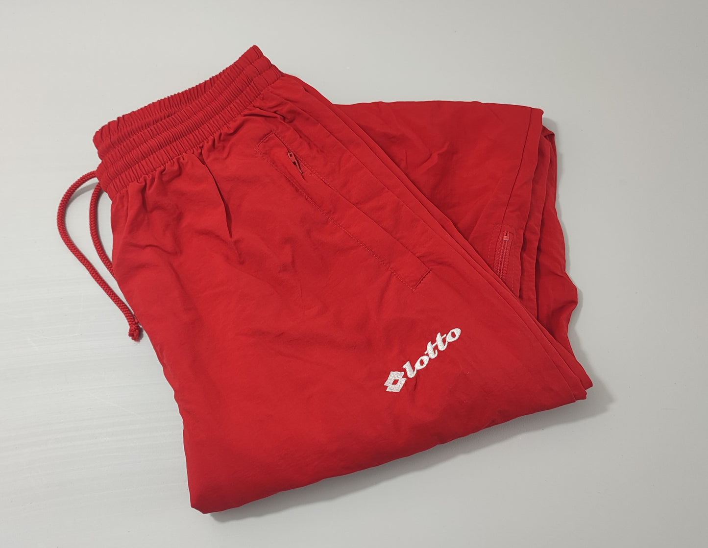 Vêtement Homme Pantalon Jogging survêtement Lotto rouge taille XL #RETROSTREET
