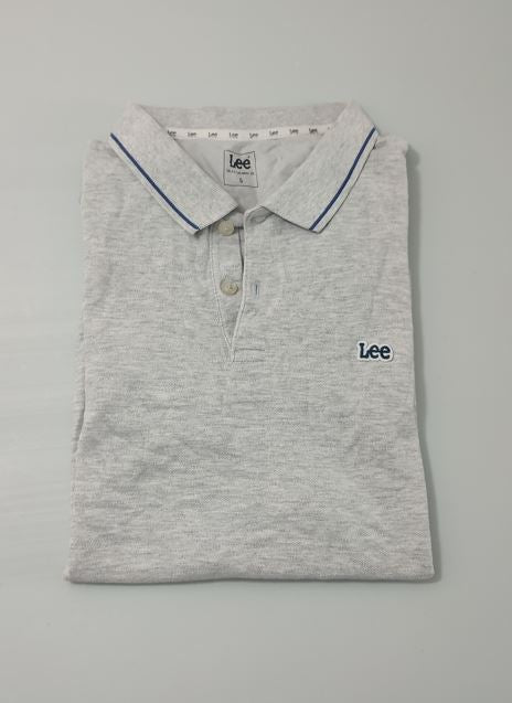 Vêtement Homme Polo t-shirt avec col lee cooper gris taille S #RETROSTREET