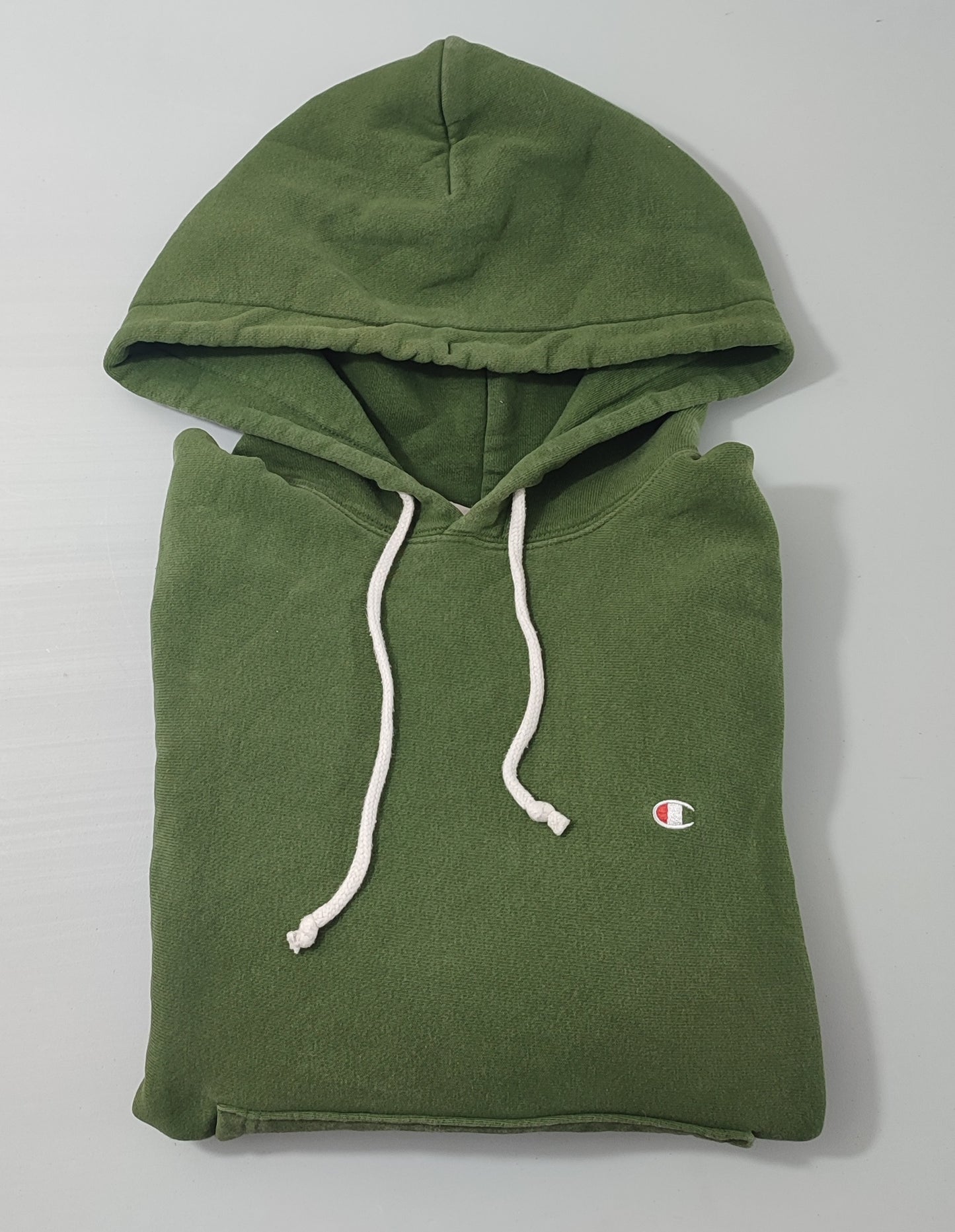 Vêtement Homme Sweat pull capuche vert Champion taille XS #RETROSTREET