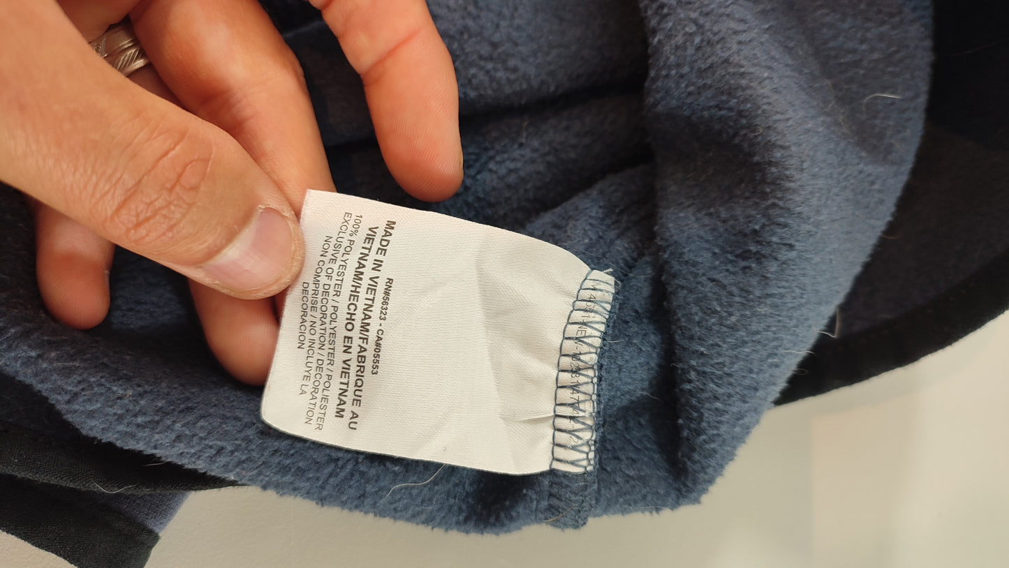 Vêtement homme Sweatshirts Sweats pull 1/4 zippé bleu gris Nike taille M #Retrostreet