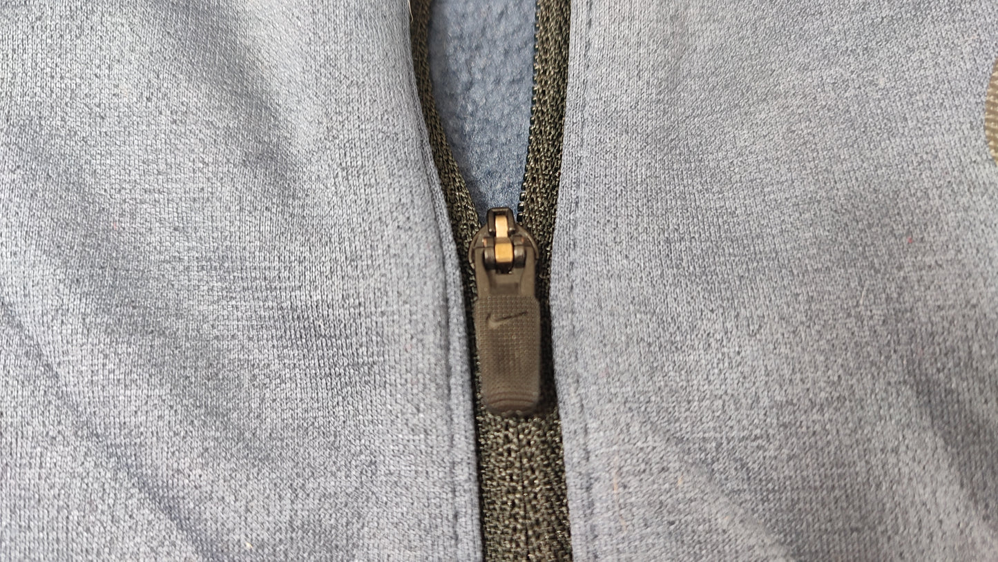 Vêtement homme Sweatshirts Sweats pull 1/4 zippé bleu gris Nike taille M #Retrostreet