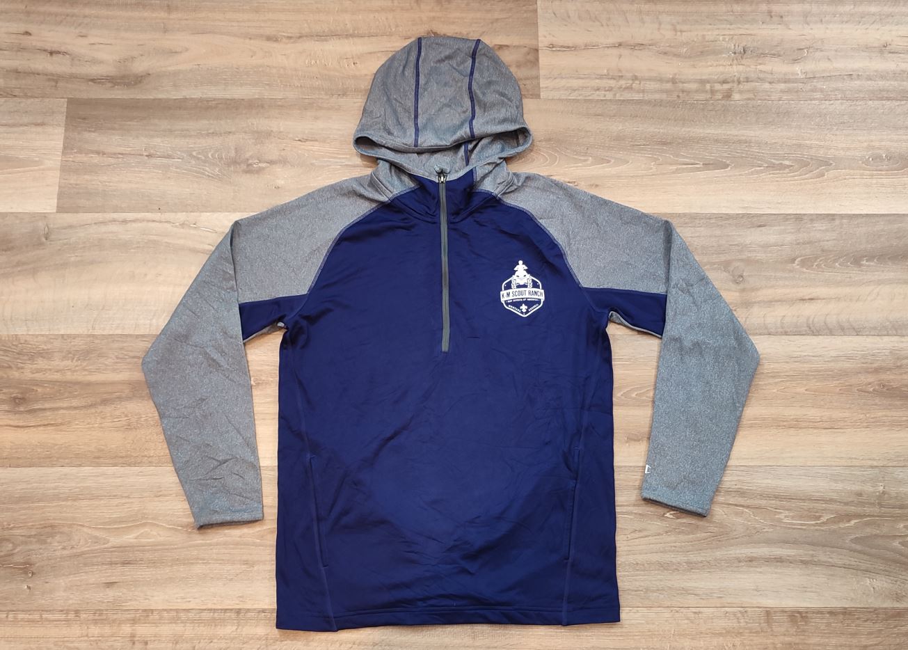 Vêtement homme Sweatshirts Sweats pull 1/4 zippé gris Champion taille S #Retrostreet