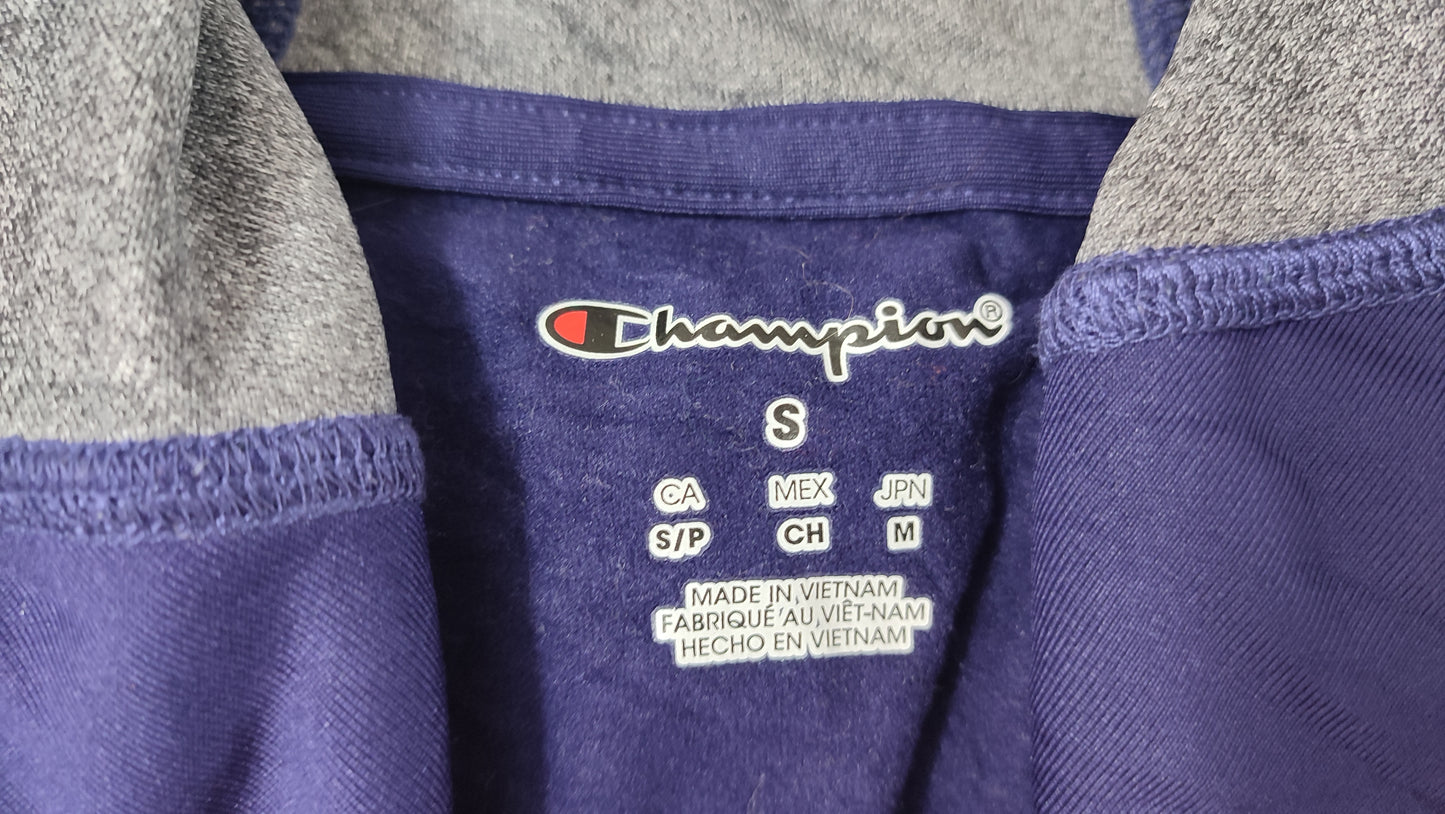 Vêtement homme Sweatshirts Sweats pull 1/4 zippé gris Champion taille S #Retrostreet