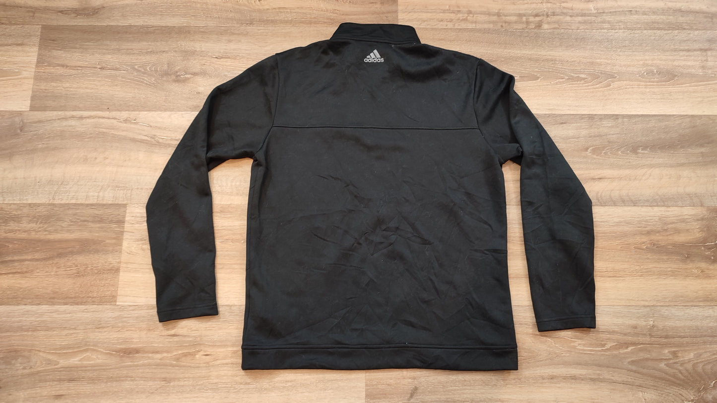 Vêtement homme Sweatshirts Sweats pull 1/4 zippé noir Adidas taille M #Retrostreet