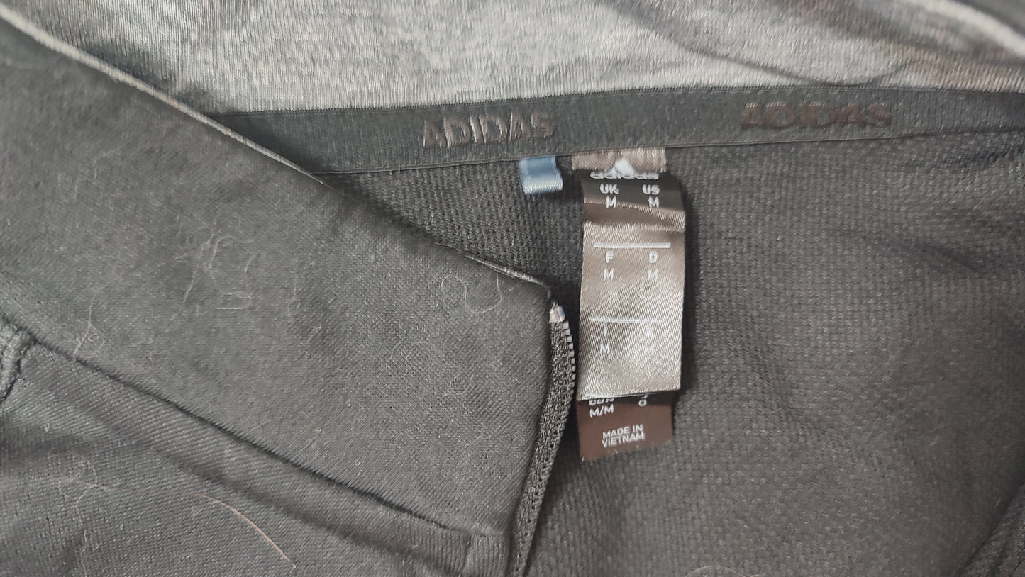 Vêtement homme Sweatshirts Sweats pull 1/4 zippé noir Adidas taille M #Retrostreet