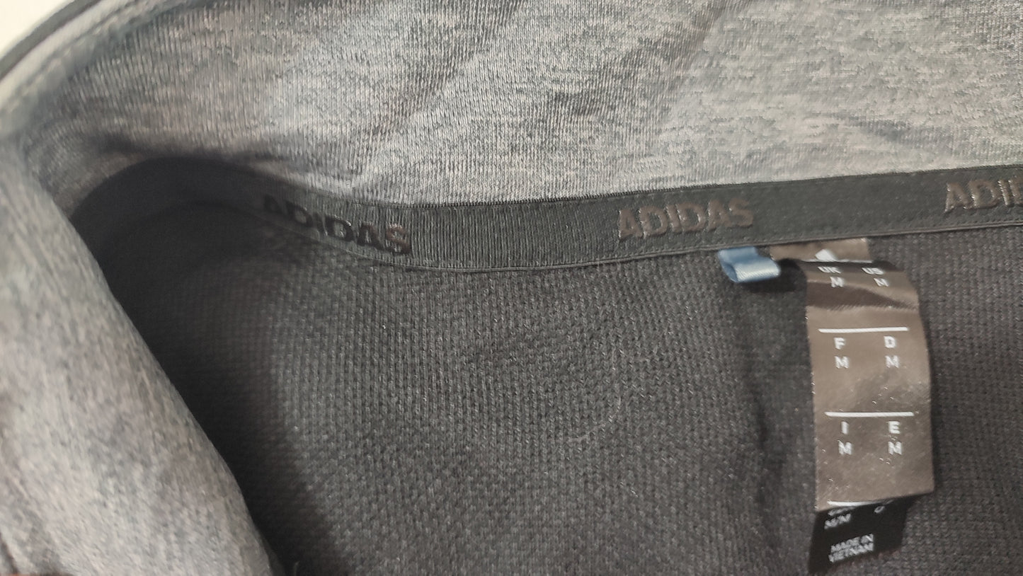 Vêtement homme Sweatshirts Sweats pull 1/4 zippé noir Adidas taille M #Retrostreet