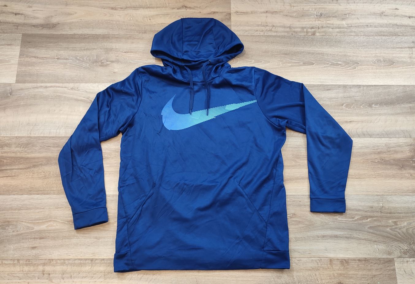 Vêtement homme Sweatshirts Sweats pull à capuche bleu Nike taille L #Retrostreet