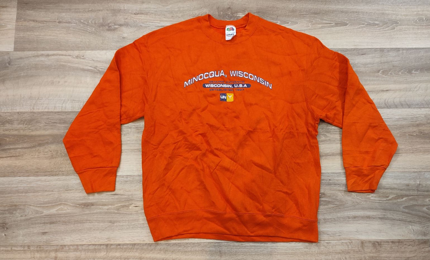 Vêtement homme Sweatshirts Sweats pull orange Fruit of the loom taille L #Retrostreet