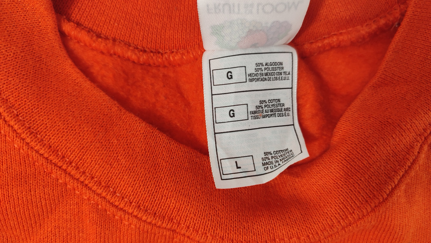 Vêtement homme Sweatshirts Sweats pull orange Fruit of the loom taille L #Retrostreet