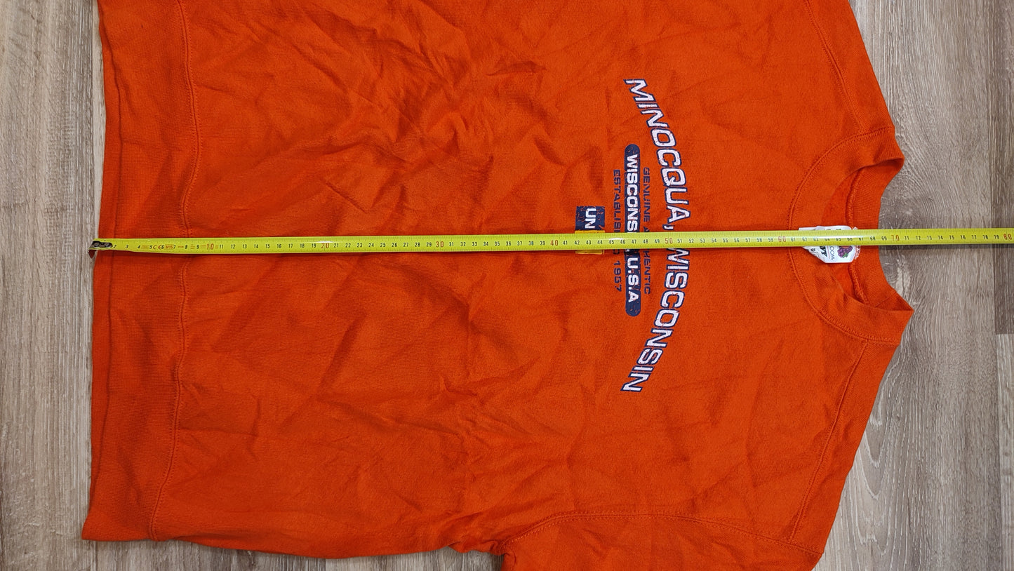 Vêtement homme Sweatshirts Sweats pull orange Fruit of the loom taille L #Retrostreet