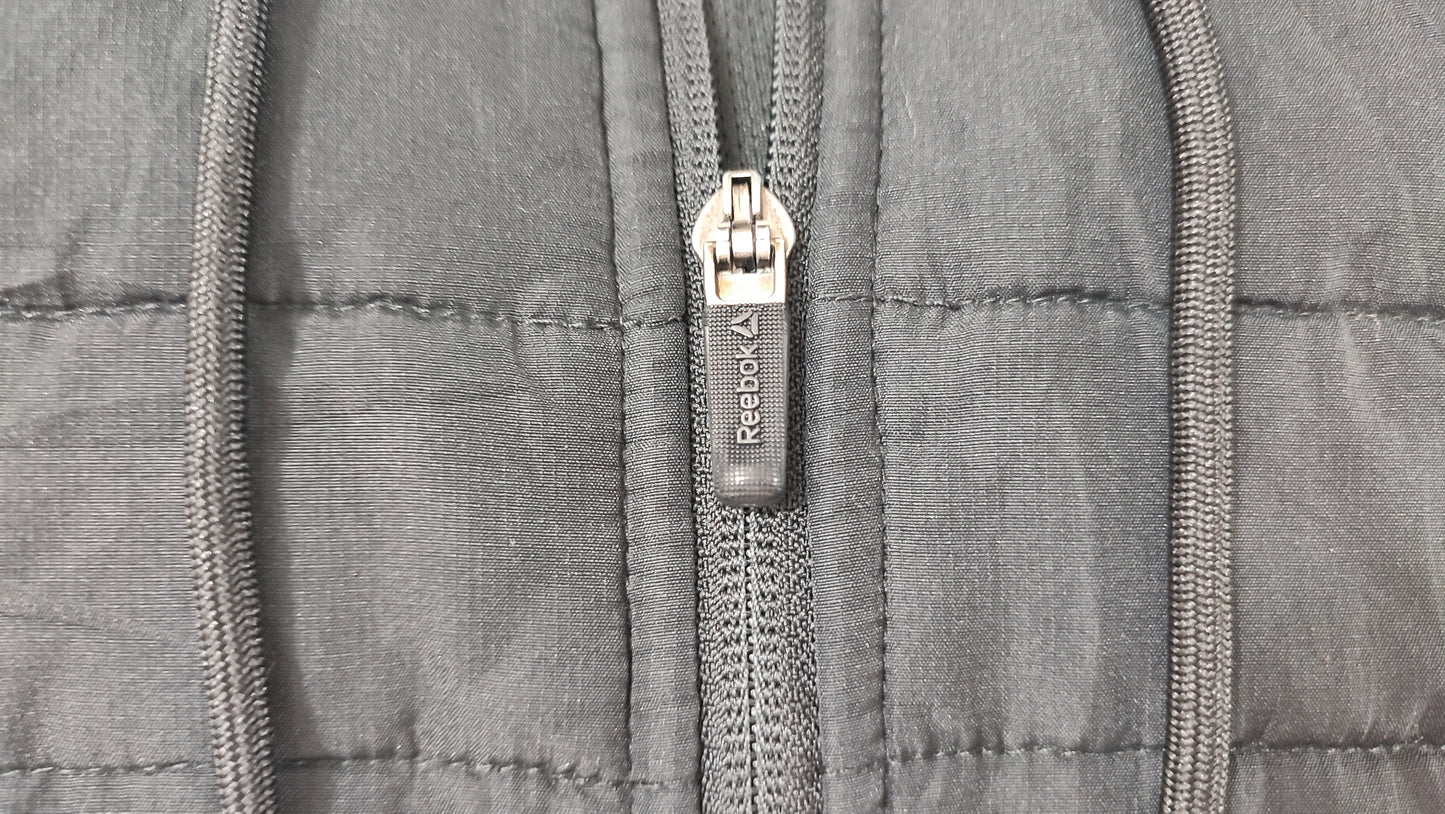 Vêtement homme Sweatshirts Sweats veste manteau zippé gris noir Reebok taille L #Retrostreet