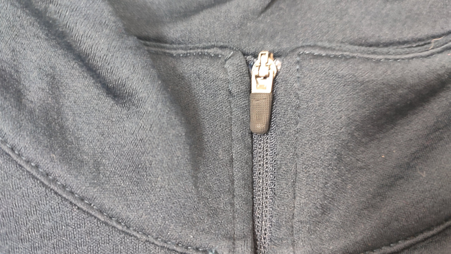 Vêtement homme Sweat zippé 1/4 Haut de sport bleu marine Nike dri-fit taille XL #Retrostreet