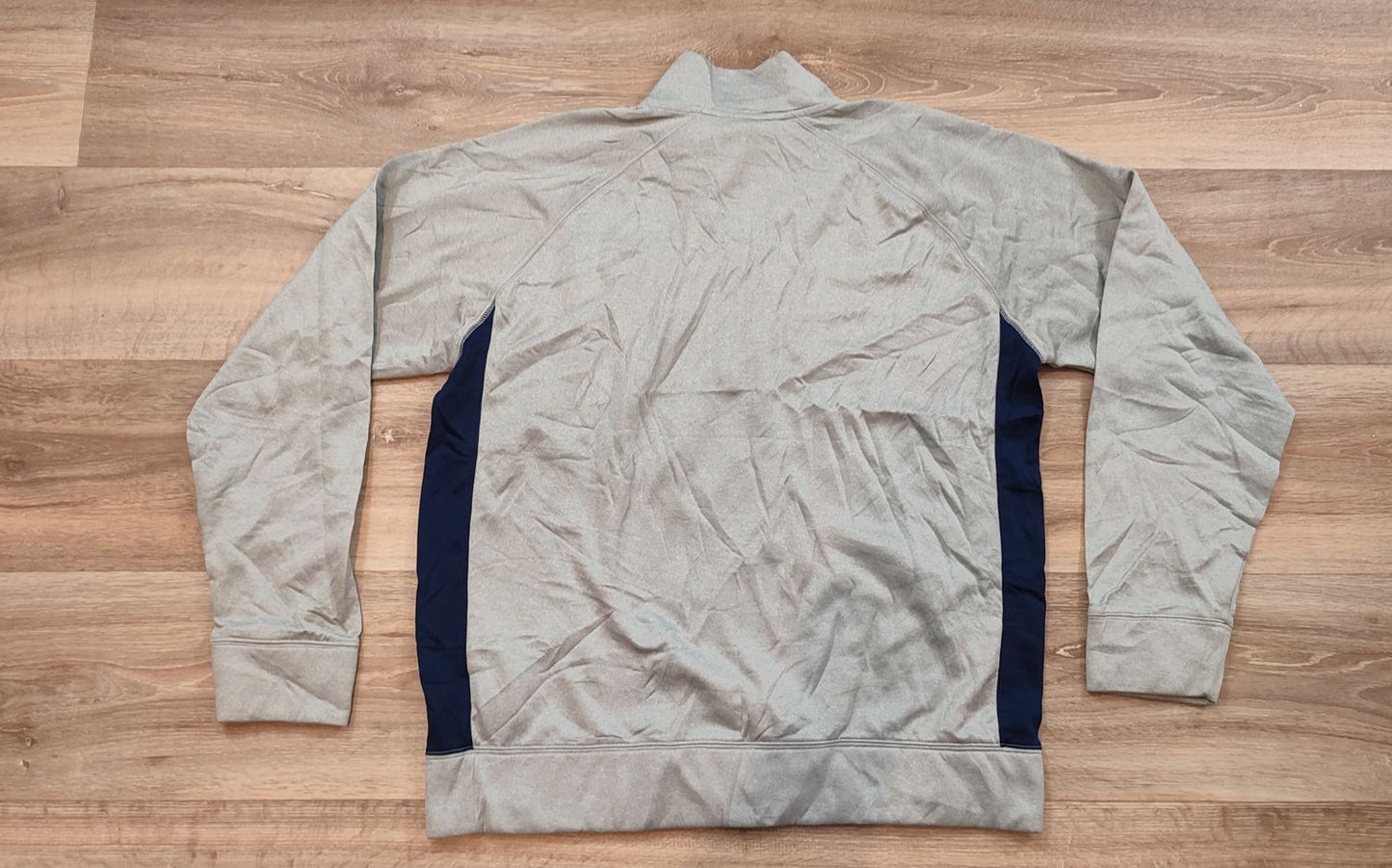 Vêtement homme Sweat zippé 1/4 Haut de sport gris clair Nike dri-fit taille XL #Retrostreet