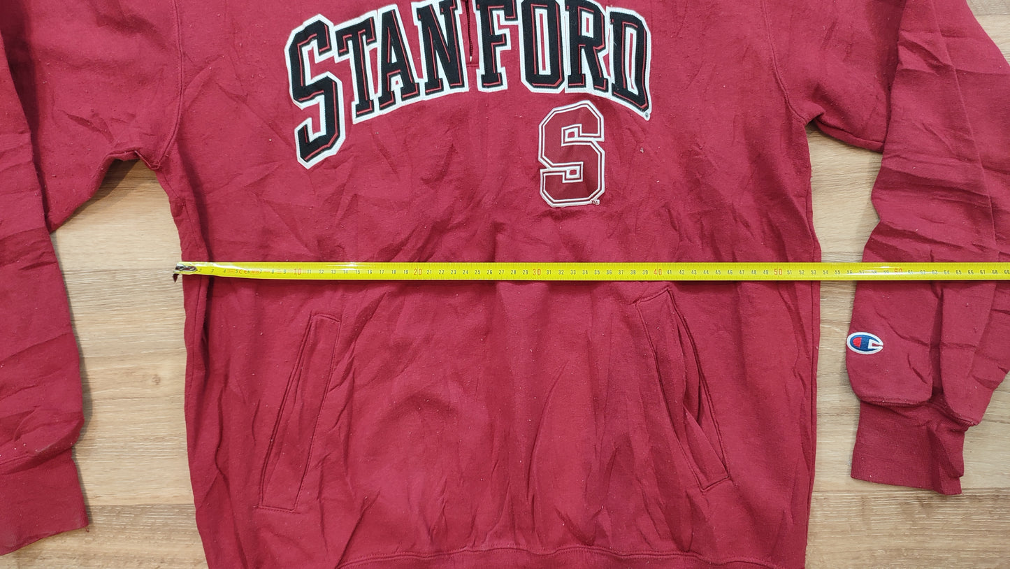 Vêtement homme Sweat zippé 1/4 Haut de sport rouge Champion taille L #Retrostreet