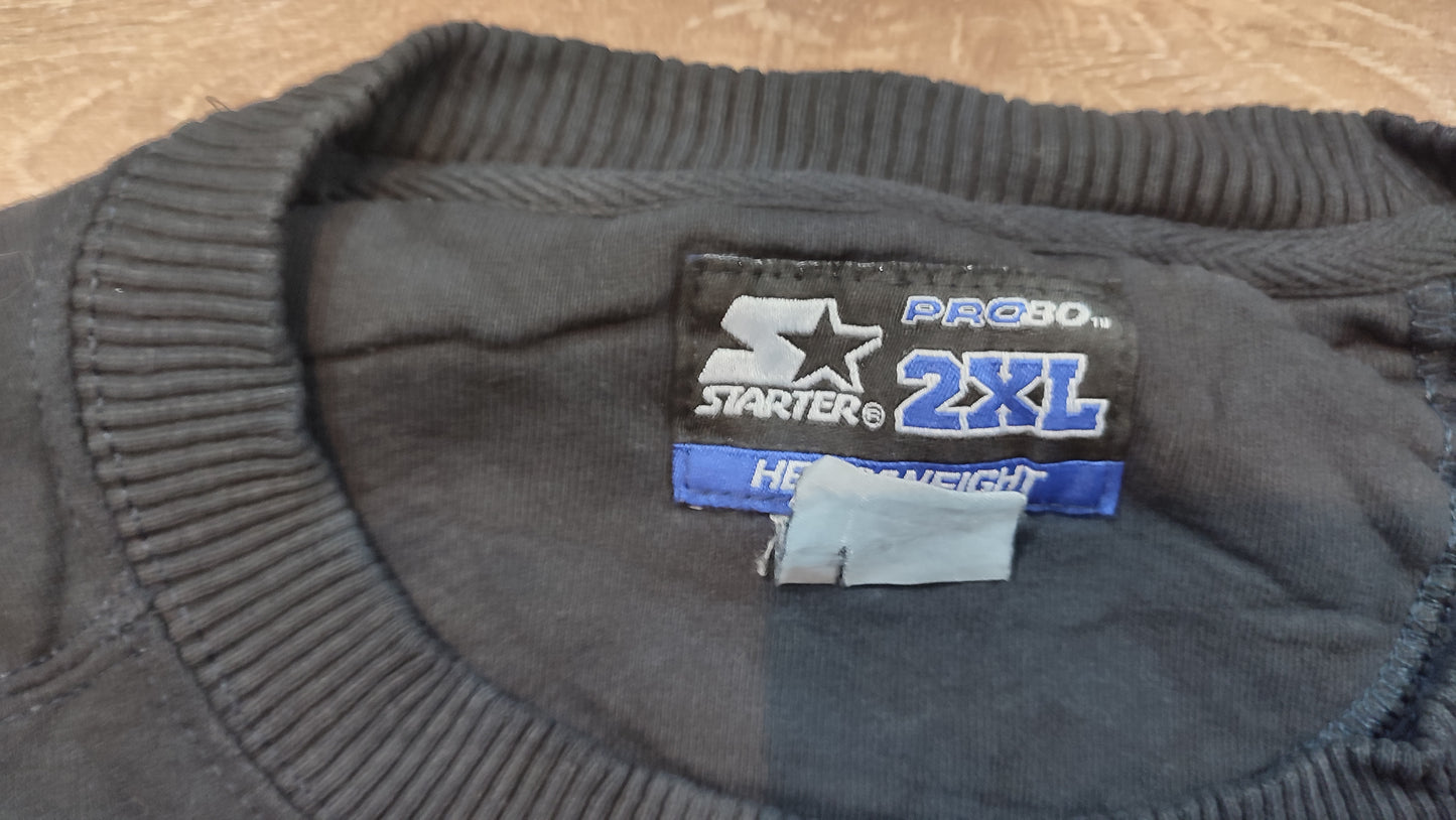 Vêtement homme pull sweat noir Starter taille XXL 2XL #Retrostreet