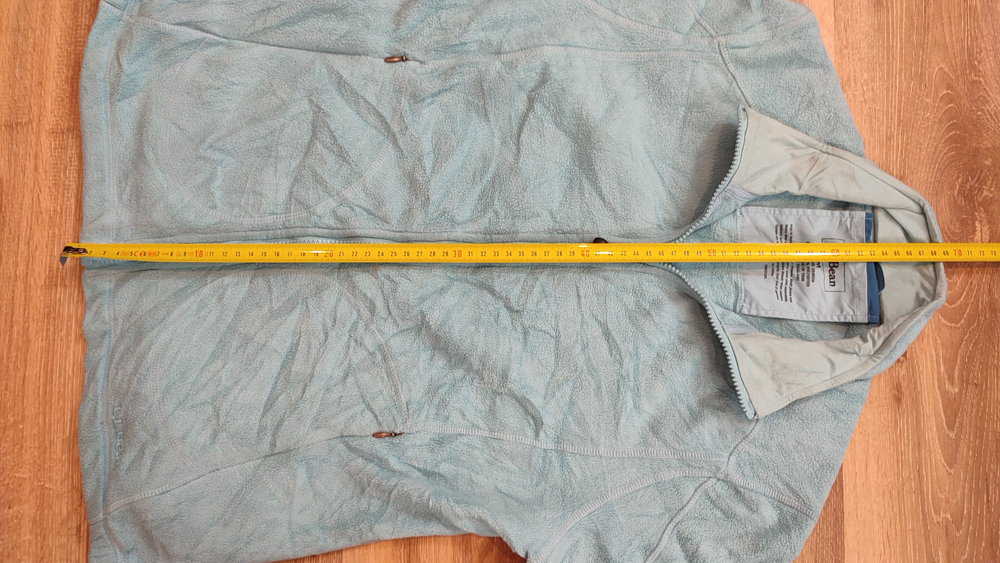 Vêtement veste polaire femme zippé bleu ciel L.L.Bean taille M #Retrostreet