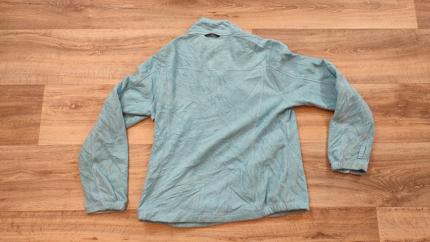 Vêtement veste polaire femme zippé bleu ciel L.L.Bean taille M #Retrostreet