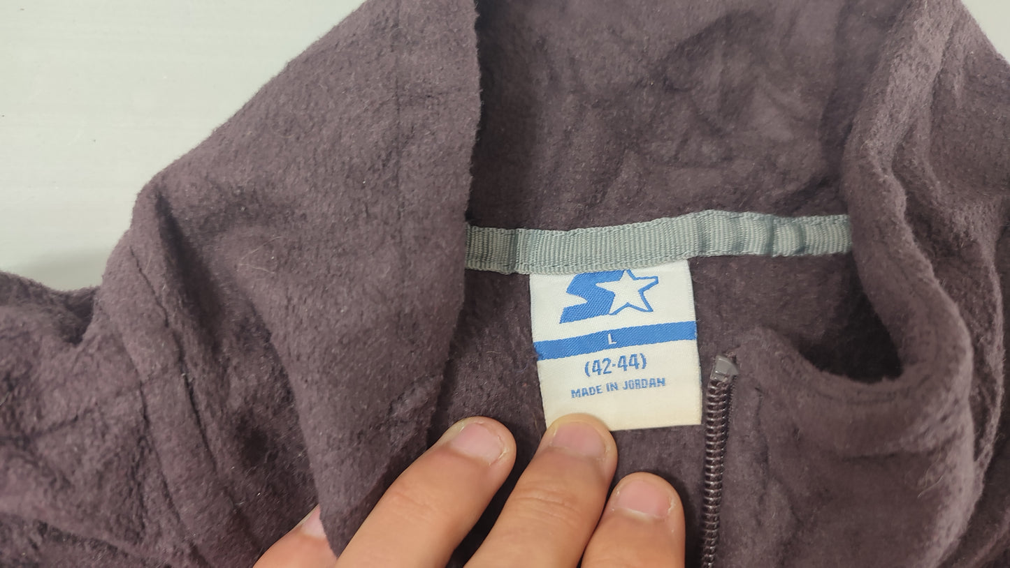 Vêtement veste polaire violet zippé Starter taille L 42-44 #Retrostreet