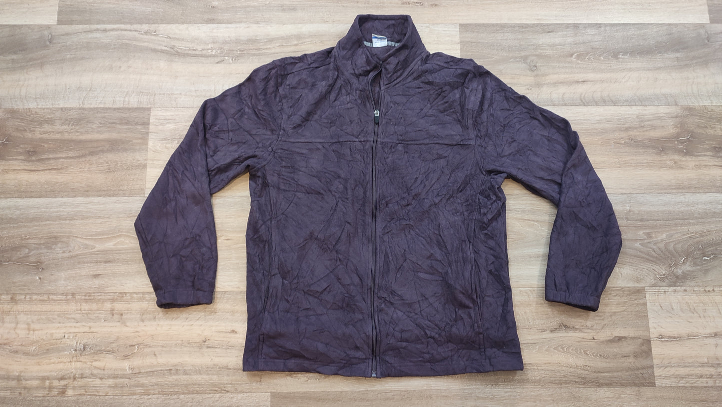 Vêtement veste polaire violet zippé Starter taille L 42-44 #Retrostreet