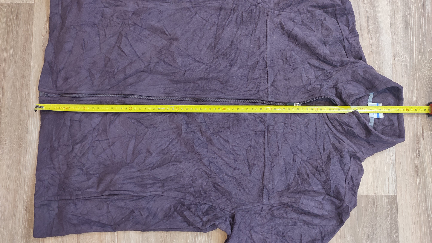 Vêtement veste polaire violet zippé Starter taille L 42-44 #Retrostreet