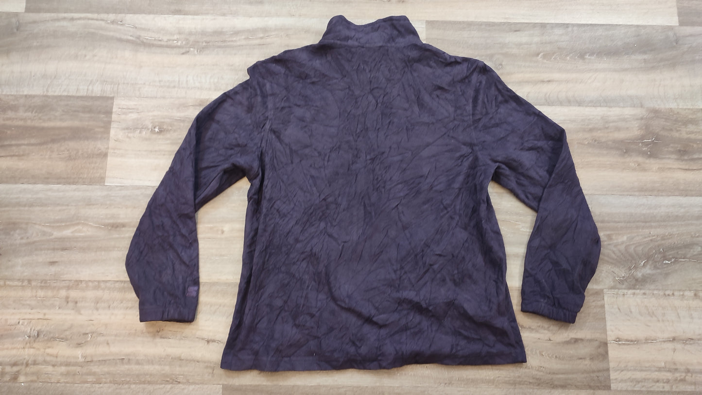 Vêtement veste polaire violet zippé Starter taille L 42-44 #Retrostreet