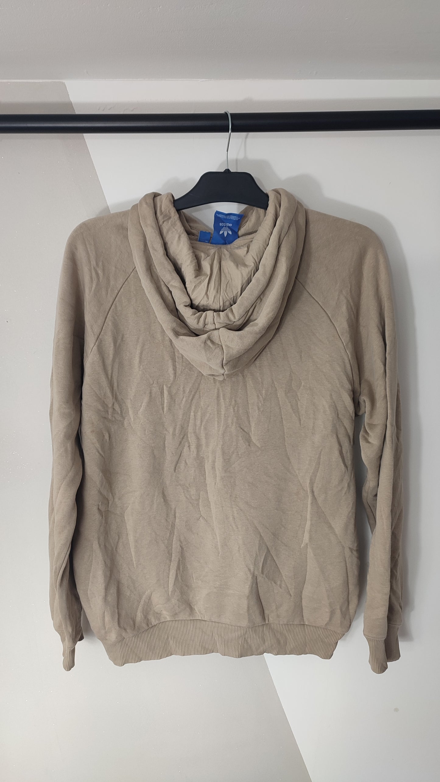 Vêtement Homme Sweat capuche Adidas beige crème taille M #RETROSTREET