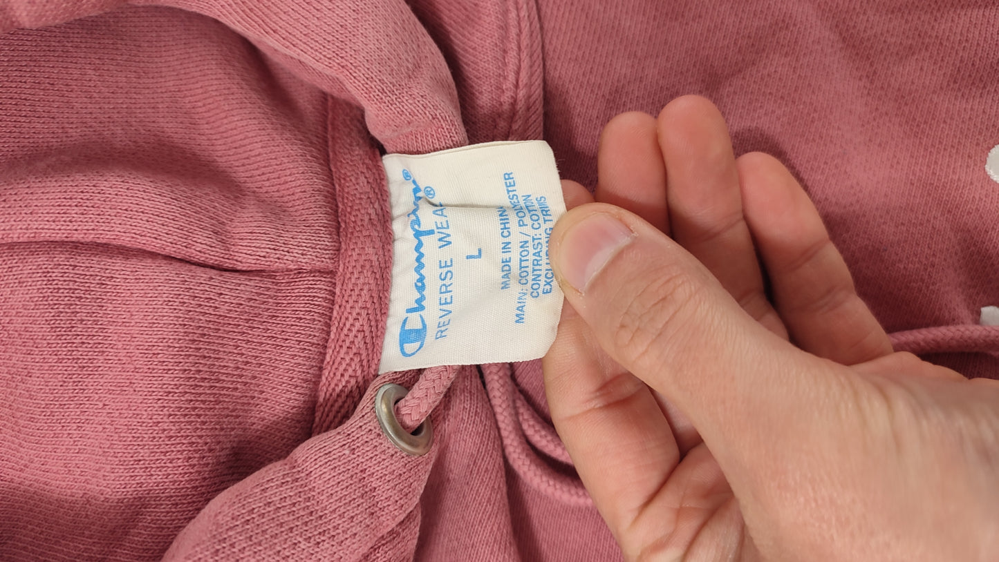 Vêtement Homme Pull sweat à capuche Champion rose taille L #RETROSTREET