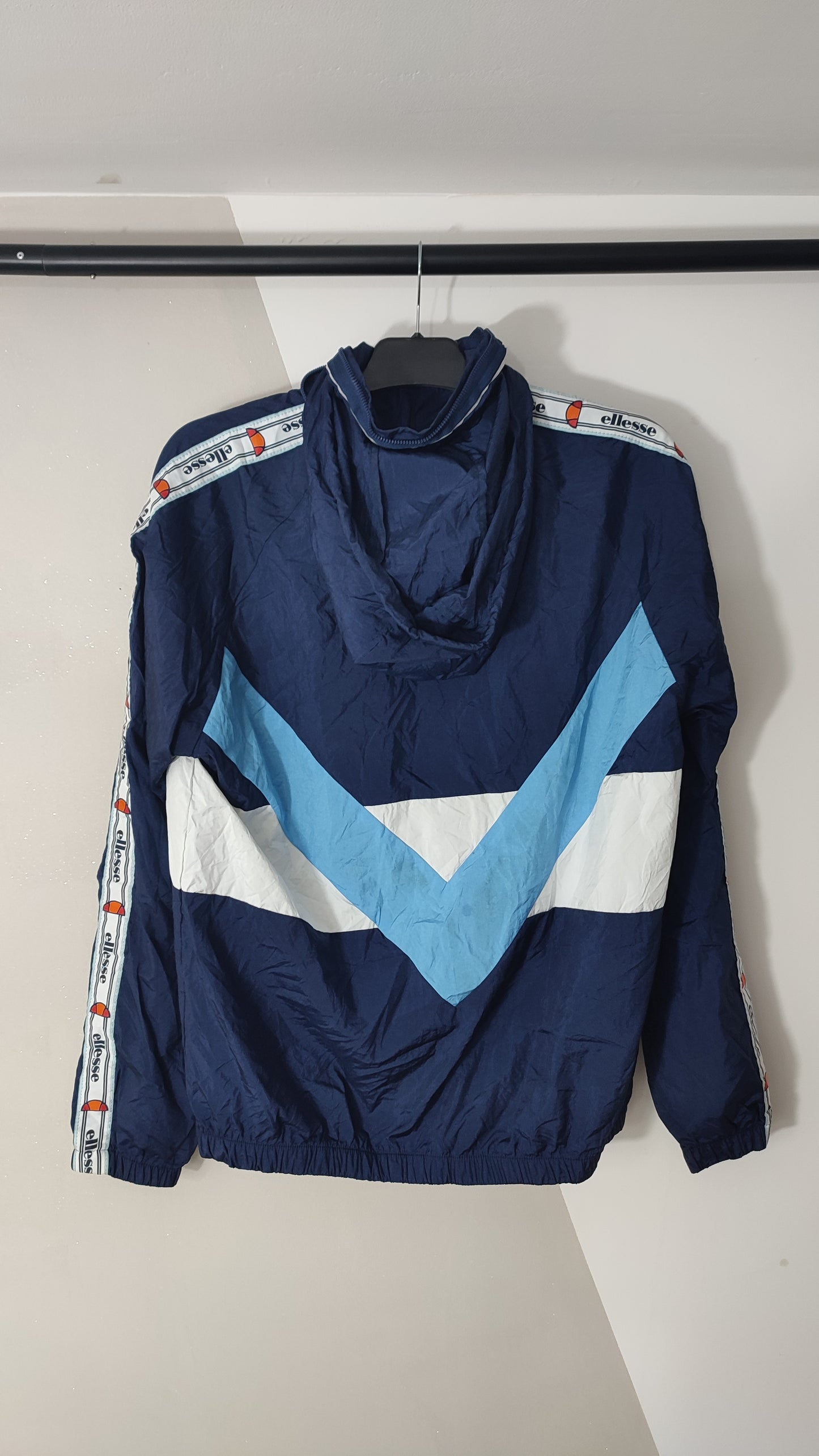 Vêtement Homme Veste à capuche zippé bleu foncé Ellesse taille L #RETROSTREET