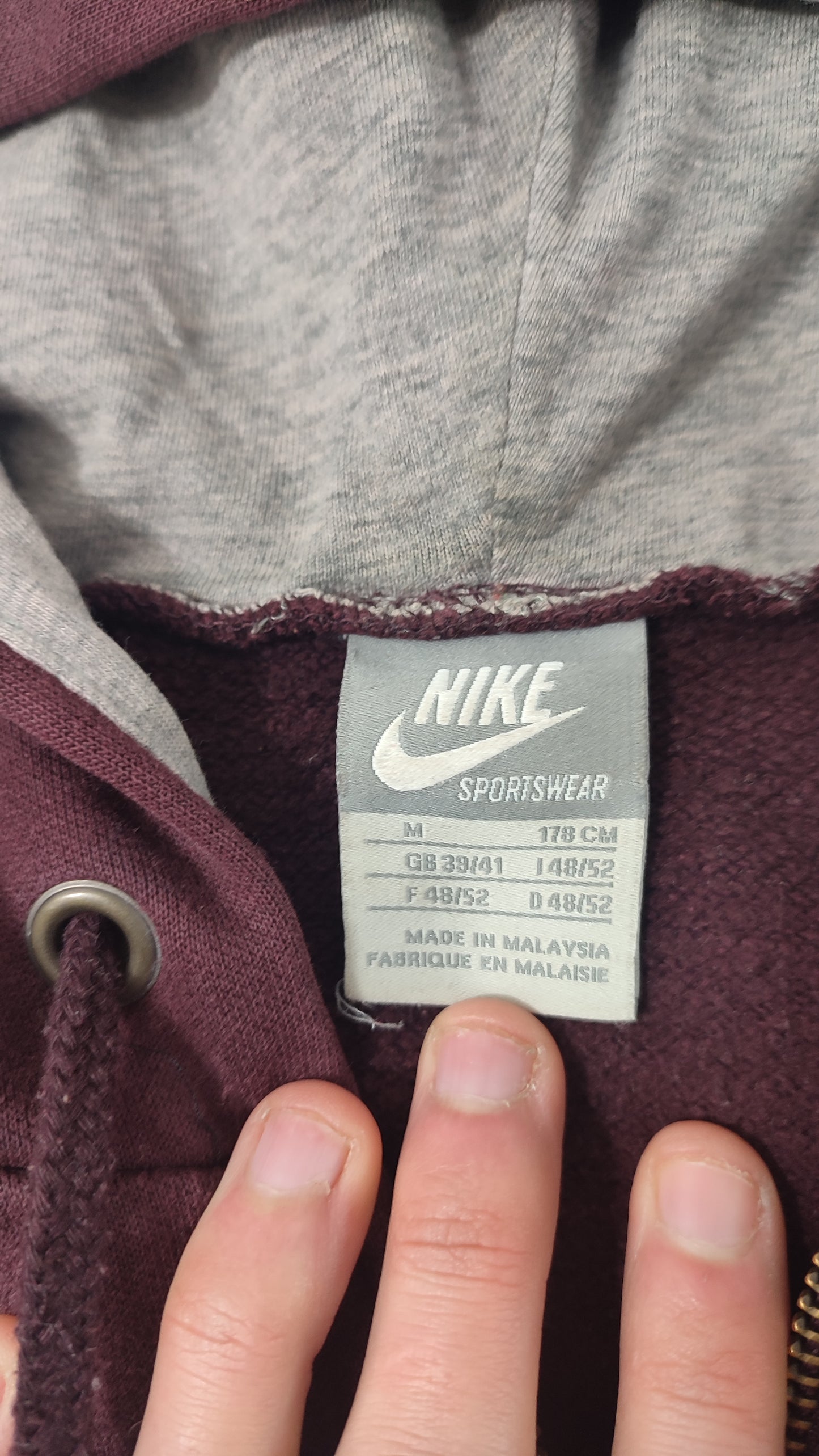 Vêtement Homme Veste zippé Nike Sportswear Oregon cascade tour violet taille M #RETROSTREET