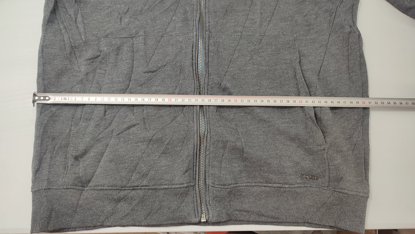 Vêtement Homme Sweat veste gris foncé Calvin Klein taille M #RETROSTREET