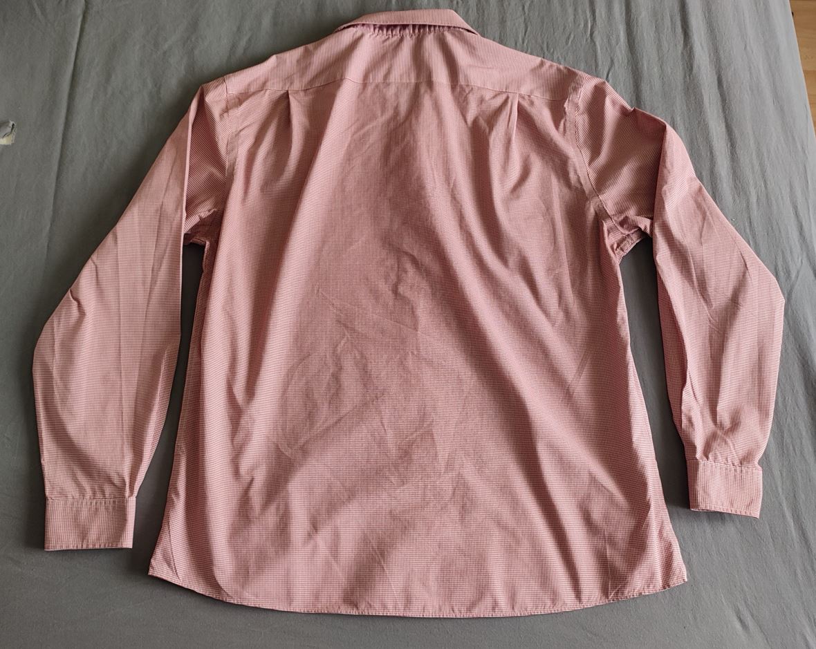 Vêtement Homme Chemise rose à carreaux Tommy Hilfiger taille L 17 34-35 #Retrostreet