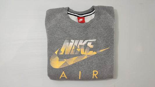 Vêtement Homme Pull Nike Air avec poche centrale gris taille M #Retrostreet