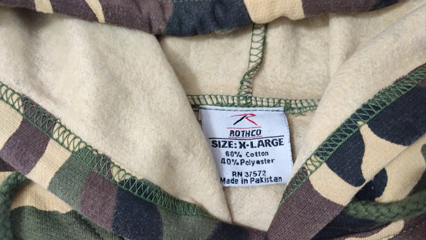 Vêtement Homme Sweatshirts Sweats Pull à capuche camouflage militaire Rothco taille XL #Retrostreet