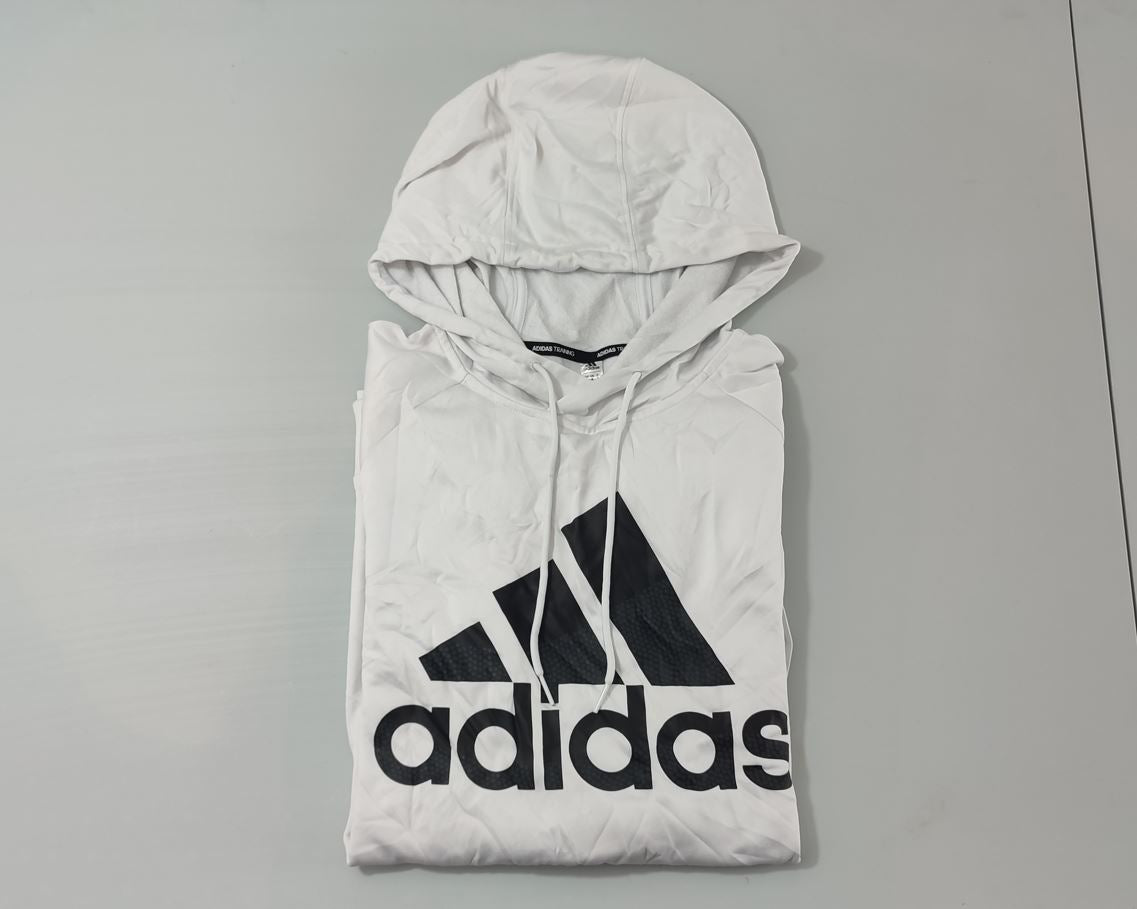 Vêtement Homme Sweatshirts Sweats pull à capuche blanc Adidas Training taille M #Retrostreet